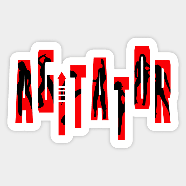 agitator Sticker by bluehair